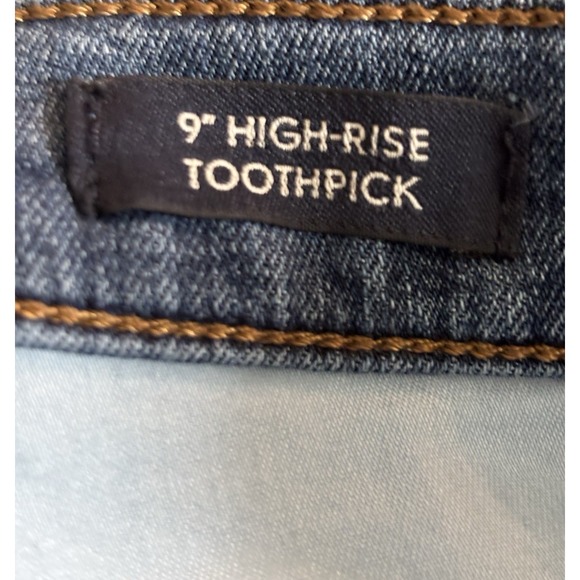 J.CREW‎ 9" Women's Toothpick Jean in Rip & Repair Wash Size 29 - Picture 15 of 16